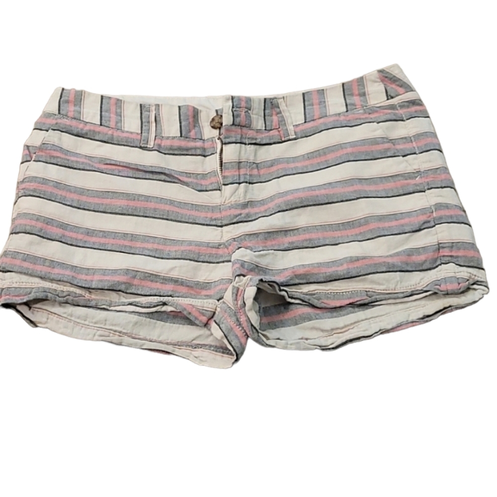 3/$20❤️MERONA Multicolored Striped Shorts Size 6